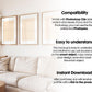 3 Frame Mockup in Home Interior PSD | 3 Frame Mockup Frames | Interior Wall Poster | Interior Poster Shop Mockup