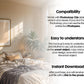 Frame Mockup in Bedroom, ISO A DIN Ratio, Thin Wood Frame, PSD Mockup, Frame Mockup Minimal Home Interior