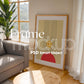 Frame Mockup in Home Interior PSD | Frame Mockup Frames | Interior Wall Poster | Interior Poster Shop Mockup