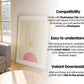 Frame Mockup in Home Interior PSD | Frame Mockup Frames | Interior Wall Poster | Interior Poster Shop Mockup