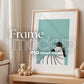 Frame Nursery Mockup in Home Interior PSD | Nursery Frame Mockup Frames | Nursery Wall Poster | Poster Shop Mockup