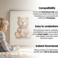 Frame Nursery Mockup in Home Interior PSD | Nursery Frame Mockup Frames | Nursery Wall Poster | Poster Shop Mockup