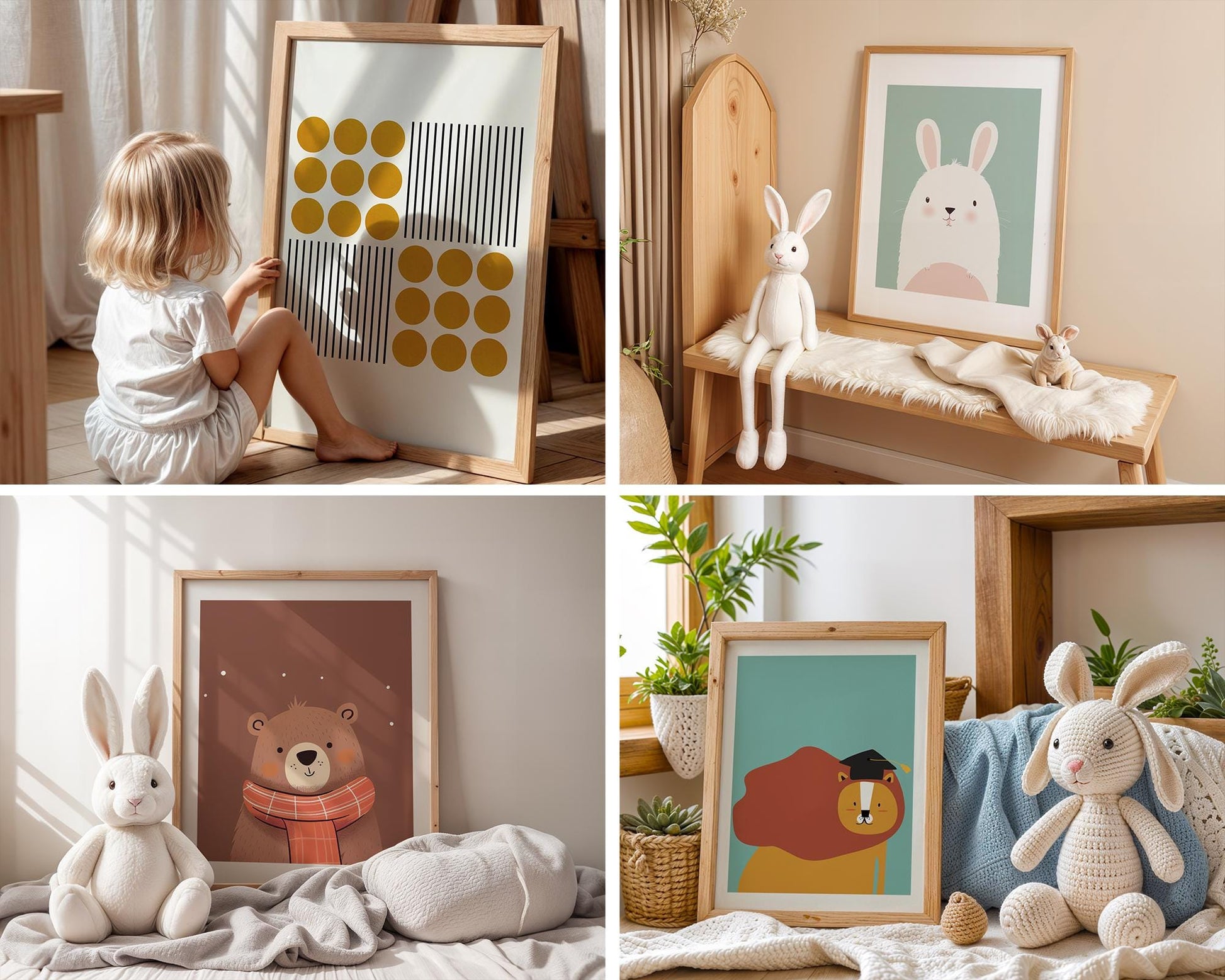 30 Nursery Frame Mockup Bundle PSD ,Baby Room Wall Art Mockup, Nursery Poster Frame, Kids Room Poster Frame Mockup, Instant Download