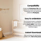 Frame Nursery Mockup in Home Interior PSD | Nursery Frame Mockup | Children Room Frame | PSD Smart Object