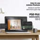 2 Black Frame Mockup PSD, Scandinavian Wooden Frame Mockup, Poster Mockup PSD , Frame Mockup for Print, Frame Mockup Smart Object