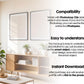 2 Black Frame Mockup PSD, Scandinavian Wooden Frame Mockup, Poster Mockup PSD , Frame Mockup for Print, Frame Mockup Smart Object