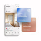 Frame Mockup with Person, Frame Mockup Bedroom, Vertical Frame Mockup Bedroom, Glass Reflection Mockup, PSD Smart Object