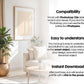 15 Frames Mockup PSD Bundle Set, Boho Style Frame Mockup Bundle, Minimal Frame Mockups, Mid Century Modern Templates, PSD Files Collection