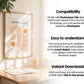 Soft Aesthetic Interior Frame Mockup | ISO A DIN Ratio | Thin Wood Frame | PSD Mockup | Frame Mockup Midcentury Minimal Home Interior