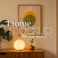 Soft Aesthetic Interior Frame Mockup | ISO A DIN Ratio | Thin Wood Frame | PSD Mockup | Frame Mockup Midcentury Minimal Home Interior