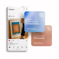 Soft Aesthetic Interior Frame Mockup | ISO A DIN Ratio | Thin Wood Frame | PSD Mockup | Frame Mockup Midcentury Minimal Home Interior