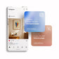 Soft Aesthetic Interior Frame Mockup | ISO A DIN Ratio | Thin Wood Frame | PSD Mockup | Frame Mockup Midcentury Minimal Home Interior