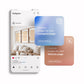 3 Frame Mockup in Home Interior PSD | 3 Frame Mockup Frames | Interior Wall Poster | Interior Poster Shop Mockup