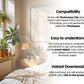 Frame Mockup in Bedroom, ISO A DIN Ratio, Thin Wood Frame, PSD Mockup, Frame Mockup Minimal Home Interior