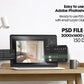 Frame Mockup in Home Interior PSD | Frame Mockup Frames | Interior Wall Poster | Interior Poster Shop Mockup