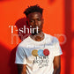 Male Model White T-Shirt Mockup PSD , Gildan T-shirt Mockup PSD , African Model White T-Shirt Mockup, Bella Canvas 3001 White Tshirt Mockup