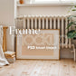 Horizontal Frame Mockup PSD, Scandinavian Wooden Frame Mockup, Poster Mockup PSD , Frame Mockup for Print, Frame Mockup Smart Object