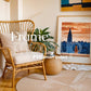 Chair Frame Mockup Collection | DIN A Artwork Mockup Frames | Poster Shop Mockup | PSD Frame Mockup