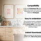 Frame Mockup in Kitchen, ISO A DIN Ratio, Thin Wood Frame, PSD Mockup, Minimal Modern Home Interior Design Mockup