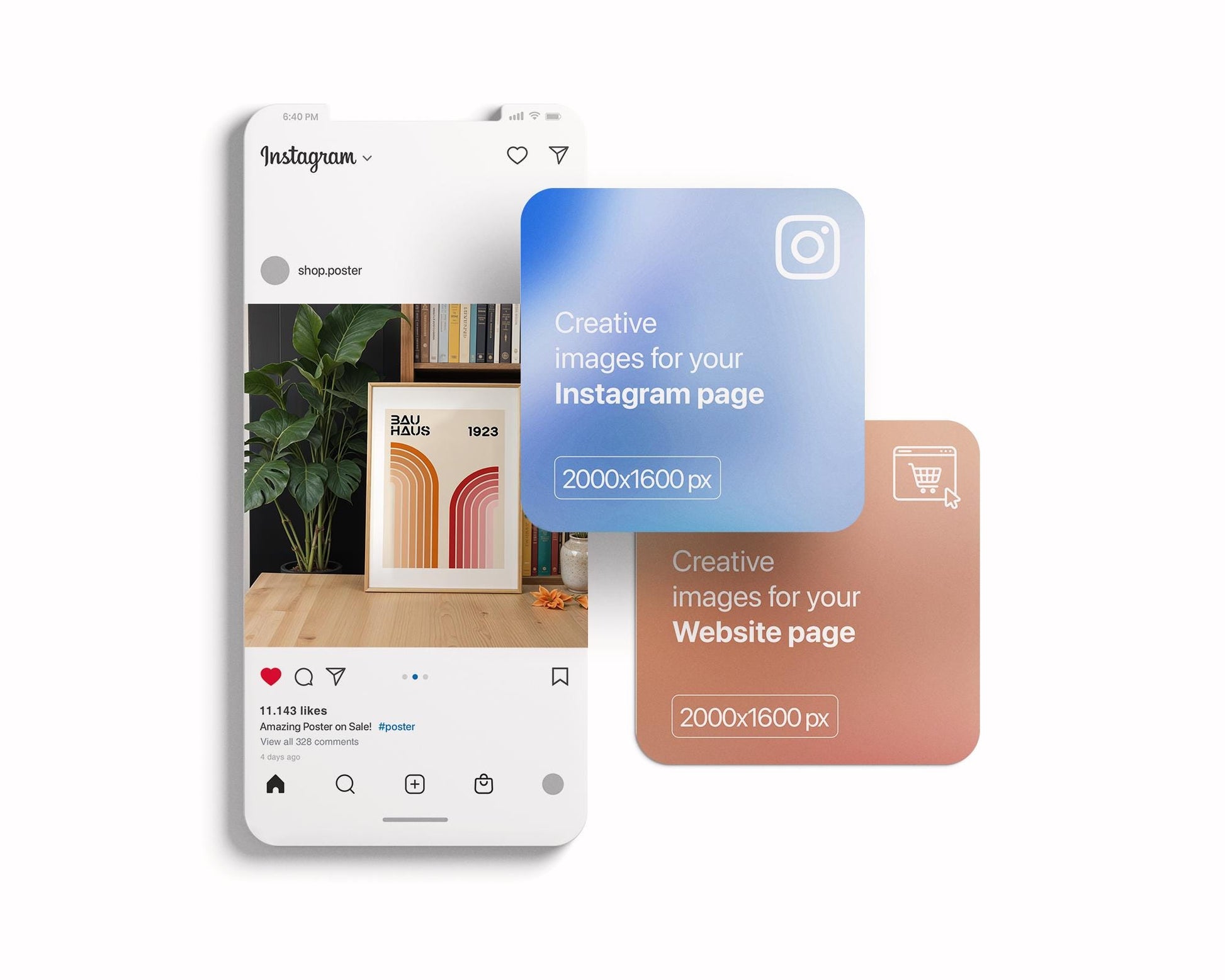 Soft Aesthetic Interior Frame Mockup | ISO A DIN Ratio | Thin Wood Frame | PSD Mockup | Frame Mockup Midcentury Minimal Home Interior