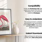Blank Wooden Poster Frame Mockup, Room Frame Mockup, Minimalist Frame Mockup for Digital Download, Posters and Artwork Instant Download
