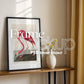 Blank Wooden Poster Frame Mockup, Room Frame Mockup, Minimalist Frame Mockup for Digital Download, Posters and Artwork Instant Download