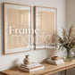 2 Frames Mockup PSD, Mockup Frames, Double Frames Mockup, Set of 2 Mock Up, Wall Art Display, Poster Mockup, Interior Wall Poster Mockup PSD