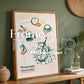 Blank Wooden Poster Frame Mockup, Room Frame Mockup, Minimalist Frame Mockup for Digital Download, Posters and Artwork Instant Download