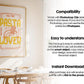 Frame Mockup in Kitchen, ISO A DIN Ratio, Thin Wood Frame, PSD Mockup, Minimal Modern Home Interior Design Mockup