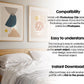 2 Frames Bedroom Mockup PSD, Mockup Frames, Double Frames Mockup, Set of 2 Mock Up, Wall Art Display, Poster Mockup, Poster Mockup PSD