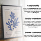 Blank Wooden Poster Frame Mockup, Minimalist Frame Mockup for Digital Download, Posters and Artwork Smart Object Instant Download