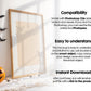 Halloween Frame Mockup PSD, Halloween Wall Art, Rustic Autumn & Pumpkins Vertical Artwork, Spooky Art Mockup,