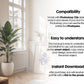 Scandinavian Interior Poster Frame Mockup PSD , Minimalist Decor Frame Mockup for Digital Download