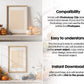 10 Halloween Frame Mockup PSD, Halloween Wall Art, Rustic Autumn & Pumpkins Vertical Artwork, Spooky Art Mockup,