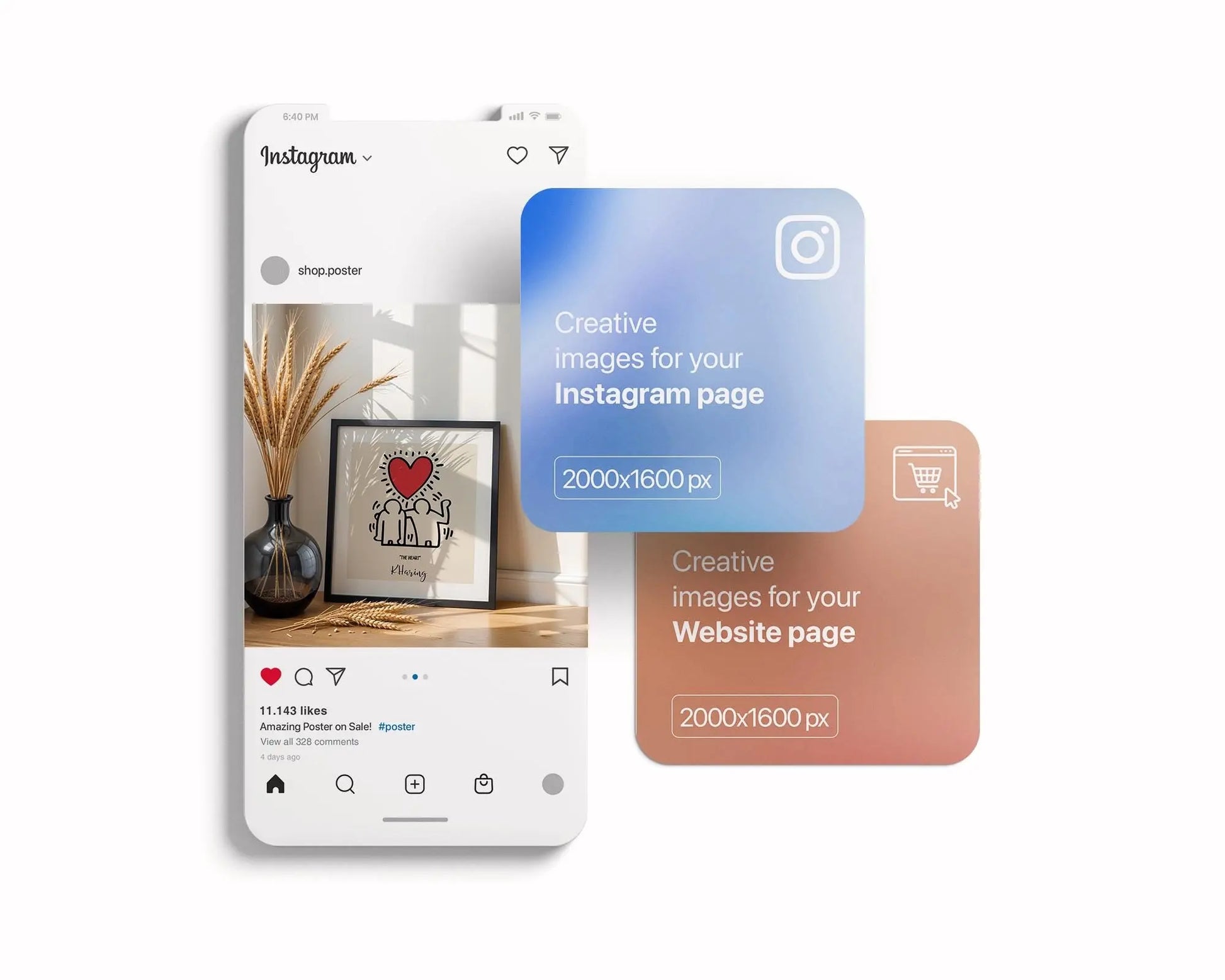 Square Frame Mockup PSD, Square Mockup Frame PSD, Interior Square Art Frame, Interior Poster Frame, Square Poster Frame Mockup PSD