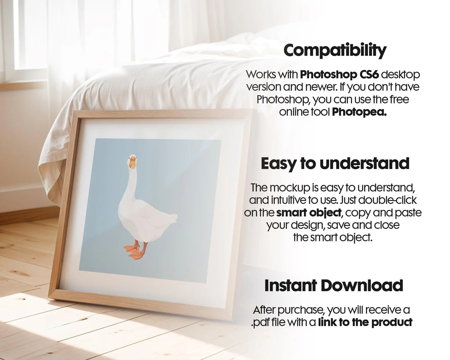 Square Frame Mockup PSD, Square Mockup Frame PSD, Interior Square Art Frame, Interior Poster Frame, Square Poster Frame Mockup PSD