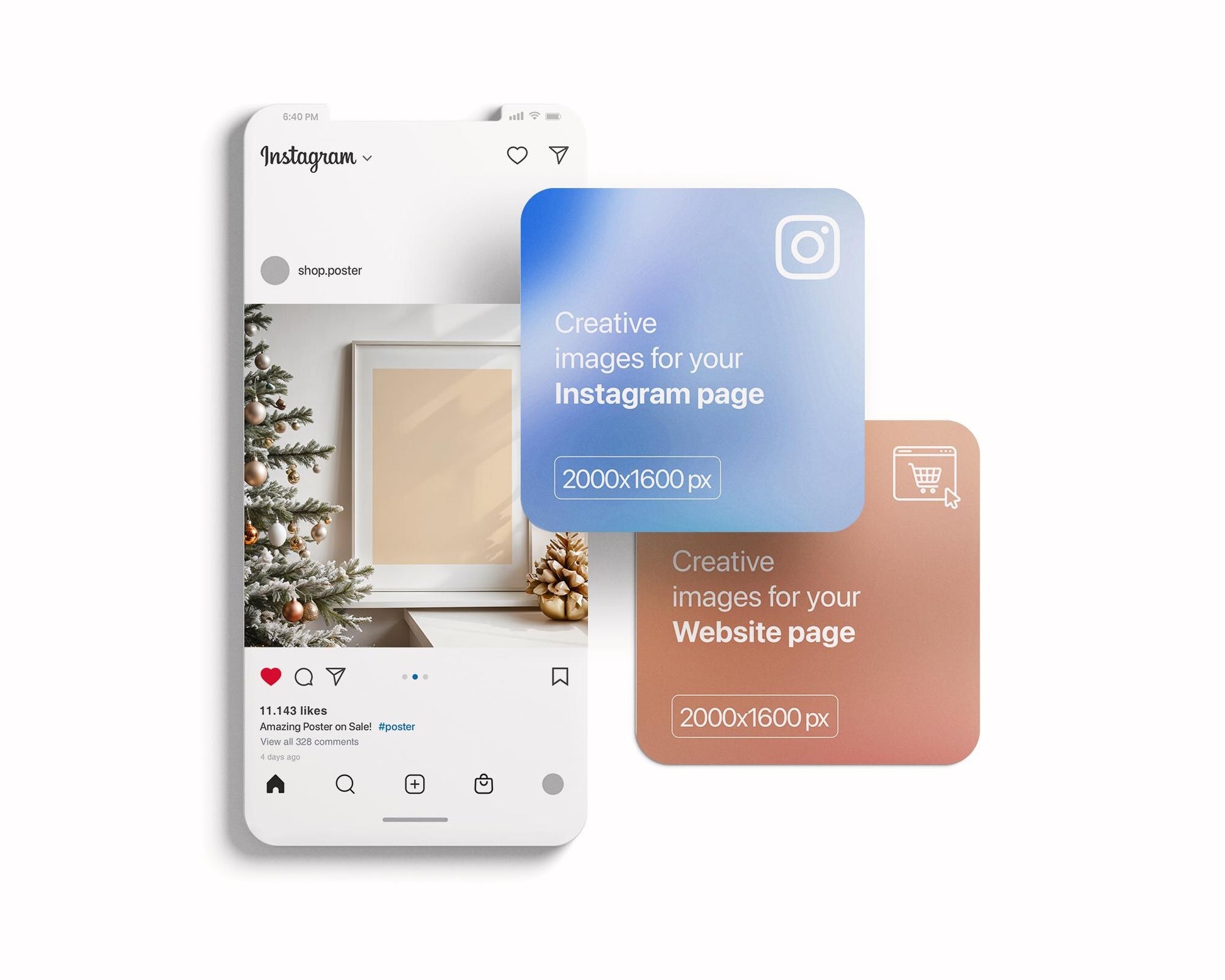 Christmas Frame Mockup PSD, Christmas Holiday Frame Mockup, Christmas Mockup Poster Presentation, Christmas Interior Frame Mockup