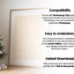 Christmas Frame Mockup PSD, Christmas Holiday Frame Mockup, Christmas Mockup Poster Presentation, Christmas Interior Frame Mockup