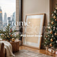 Christmas Frame Mockup PSD, Christmas Holiday Frame Mockup, Christmas Mockup Poster Presentation, Christmas Interior Frame Mockup