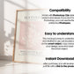 Blank Wooden Poster Frame Mockup, Minimalist Frame Mockup for Digital Download, Posters and Artwork Smart Object Instant Download