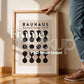 Frame Mockup With Person, Minimal Wooden Frame Mockup, PSD Frame Mockup Home Interior with Man, Father holding frame