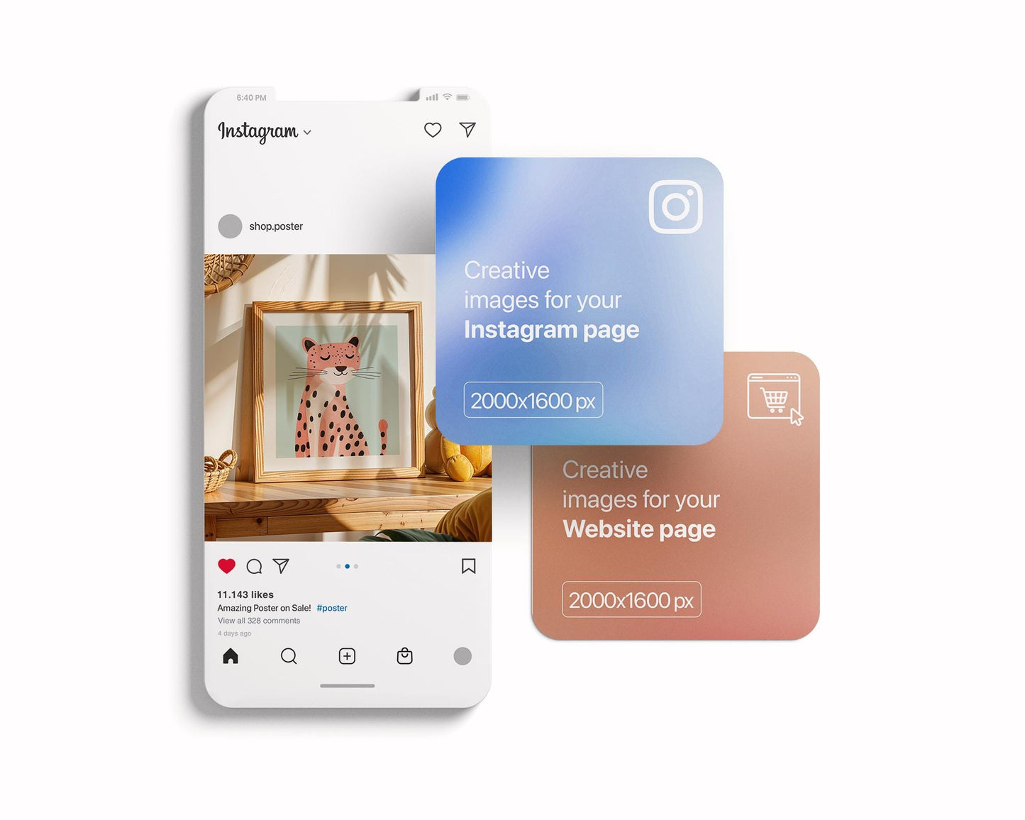 Square Frame Mockup PSD, Square Mockup Frame PSD, Interior Square Art Frame, Interior Poster Frame, Square Poster Frame Mockup PSD