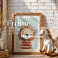 Frame Nursery Mockup in Home Interior PSD | Nursery Frame Mockup Frames | Nursery Wall Poster | Poster Shop Mockup