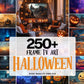 250 Halloween Frame TV Art Set, Spooky Fall TV Art, Halloween Digital Art for Frame TV, Halloween Tv Art Bundle, Fall and Spooky Halloween