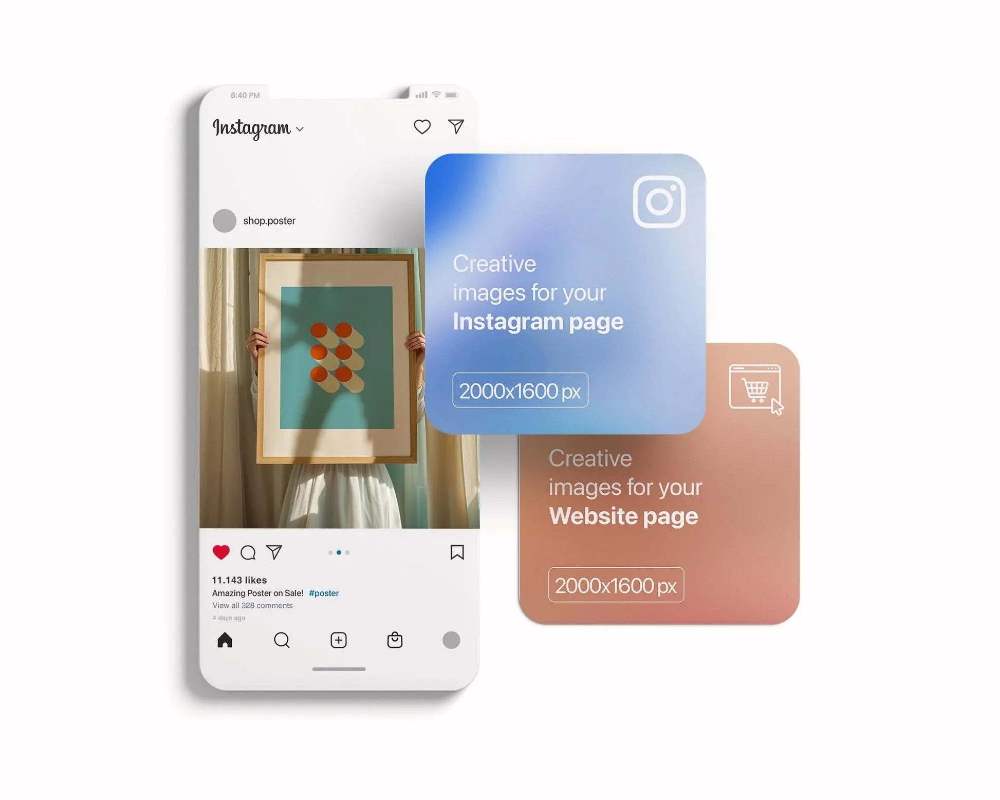 Poster Mockup with Person, Artwork Frame Mockup, Woman Holding Frame Mockup, Picture Frame Mockup, Digital Frames,