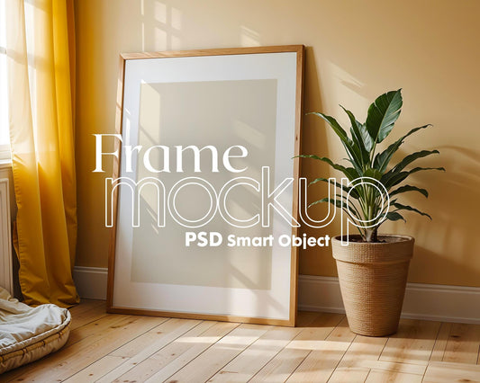 Frame Mockup Collection | DIN A Artwork Mockup Frames | Wall Art, Digital Prints, and Poster Shop Mockup