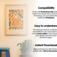Kitchen Frame Mockup | DIN A Artwork Mockup Frames | Aesthetic Interior Vertical Wood Frame Mockup | Poster Mockup Templete PSD