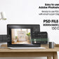 Frame Mockup Collection | DIN A Artwork Mockup Frames | Wall Art, Digital Prints, and Poster Shop Mockup