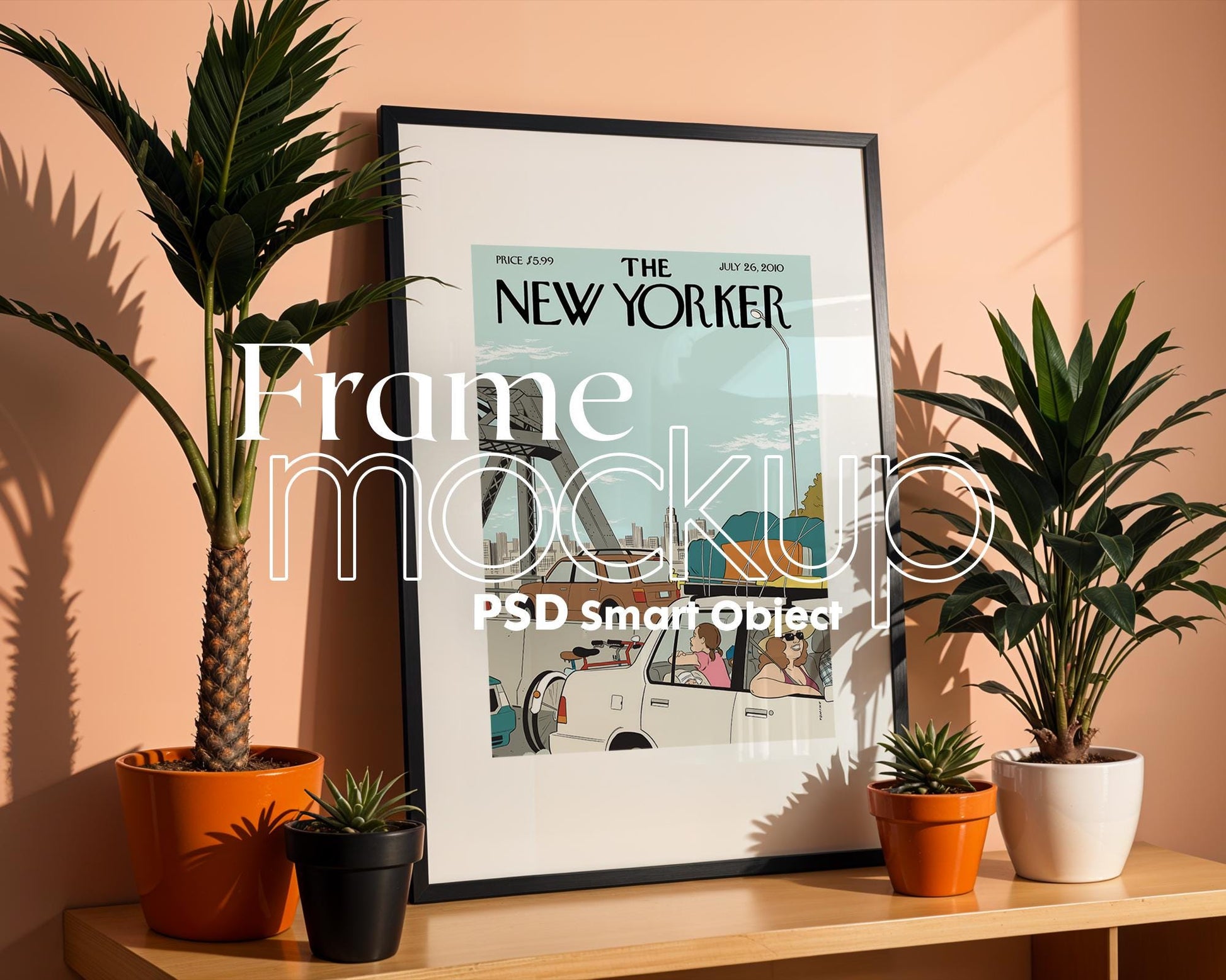 Frame Mockup in Home Interior | Frame Mockup Frames | Interior Wall Poster | Interior Poster Shop Mockup