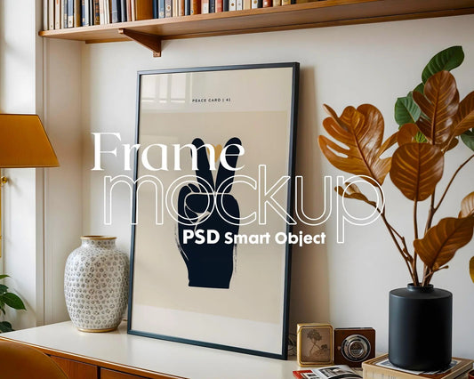 Interior Frame Mockup Collection | DIN A Artwork Mockup Frames | Interior Wall Art | Interior Poster Shop Mockup